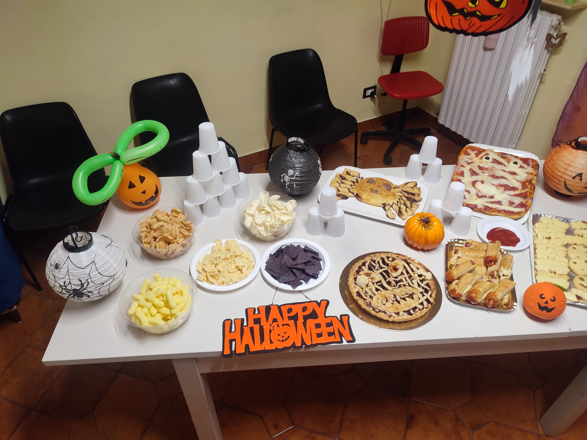 Buffet festa di Halloween